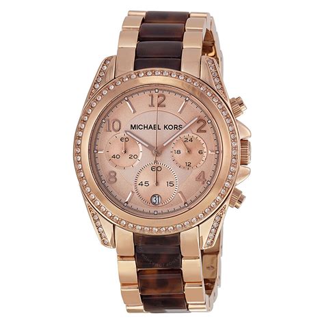 michael kors rose gold watch set up|rose gold watch with numbers.